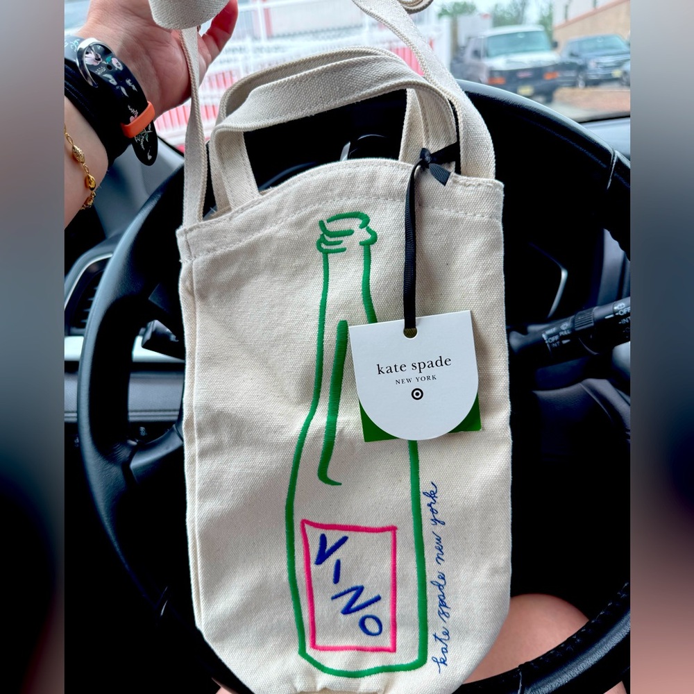 Kate Spade ♠️ target 🎯 Canvas Wine Tote